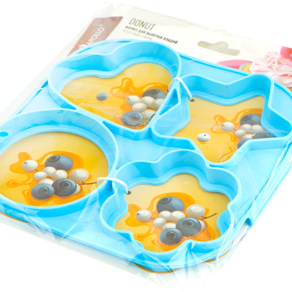 Форма для выпечки APOLLO Оладий Donut, силикон