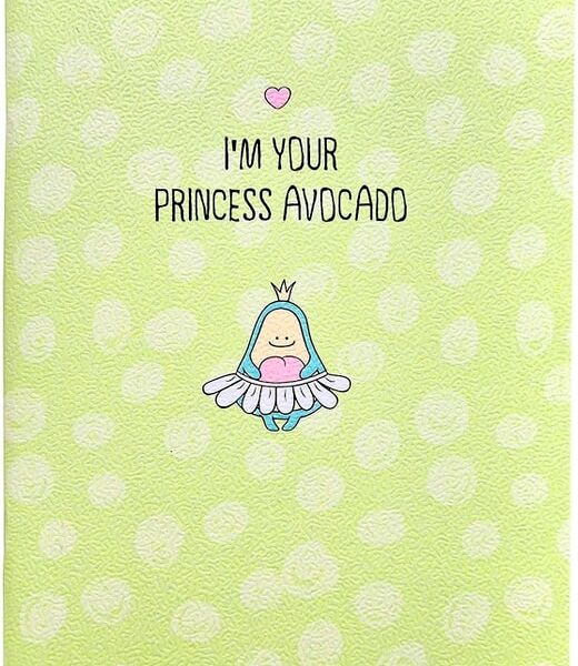 Блокнот Be Smart Avocado Принцесса 105*140мм мягкий переплет клетка 32л