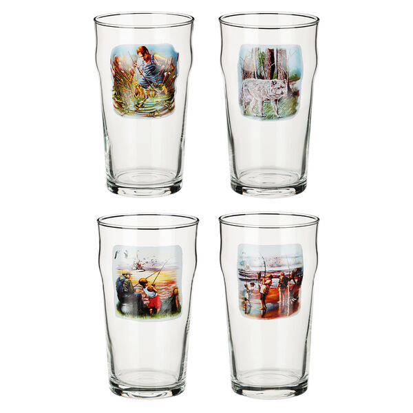 Стакан для пива 570мл, с деколью 