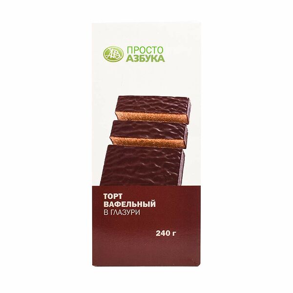 Торт вафельный в глазури «Просто Азбука»