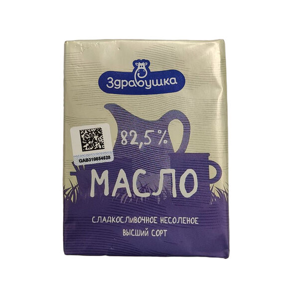 Масло  сладкослив несол 82,5% 180г Березино