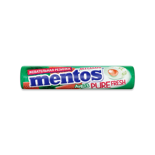 Резинка жевательная Mentos арбуз 15.5 г