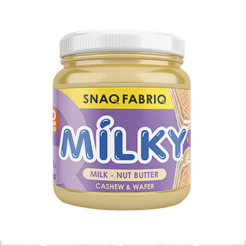 Паста молочно-ореховая SNAQ FABRIQ Milky с вафлей (без сахара) 250г, Россия
