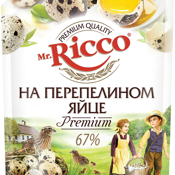 Майонез MR.RICCO На перепелином яйце 67% д/п