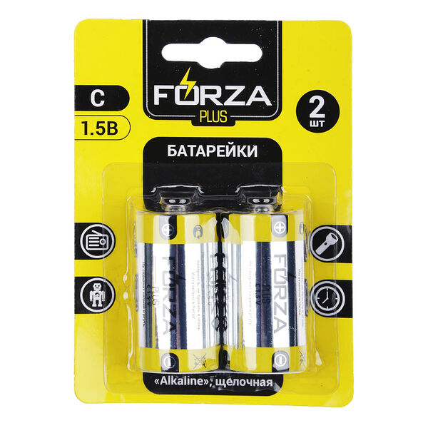 батарейки Forza C BL Alkaline щелочная 2 шт.