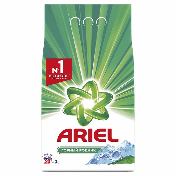 Стиральный порошок «Горный родник» автомат, Ariel