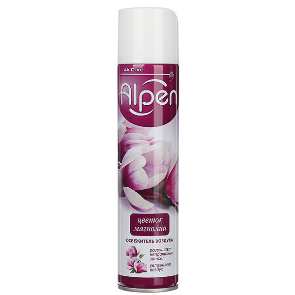 Освежитель воздуха alpen цветок магнолии, ж/б, 300 мл