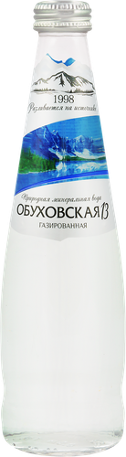 

Вода питьевая газированная Обуховская 13 минеральная 500 мл
