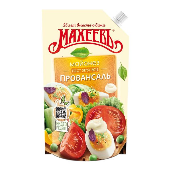 Майонез махеев 400 мл 50, 5% провансаль дой-пак