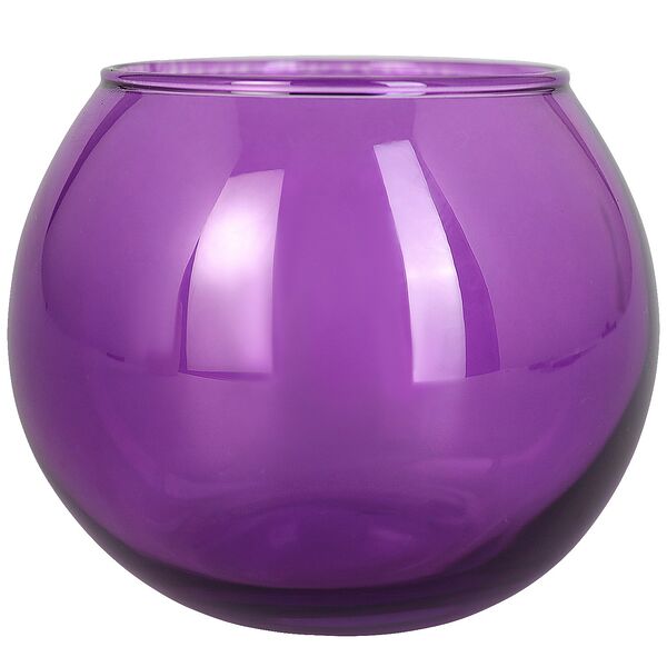 Ваза Pasabahce Enjoy Flora, 7х7х7.9 см, стекло, фиолетовый