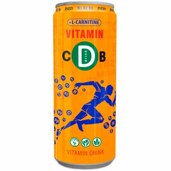 Витаминизированный напиток ZIZZI Vitamin D газированный