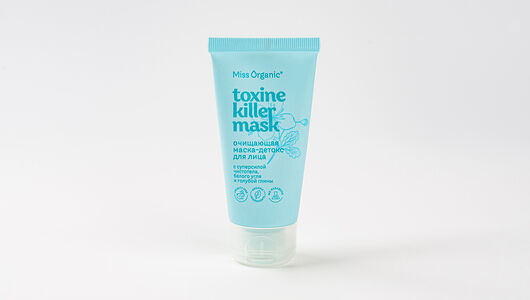 Маска-детокс очищающая для лица Toxine Killer Mask, Miss Organic, 50 мл