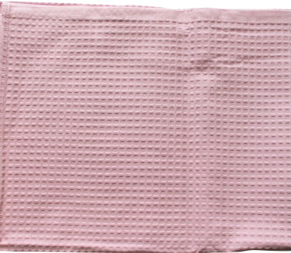 Полотенце вафельное Cottonika пыльная роза 70*150см