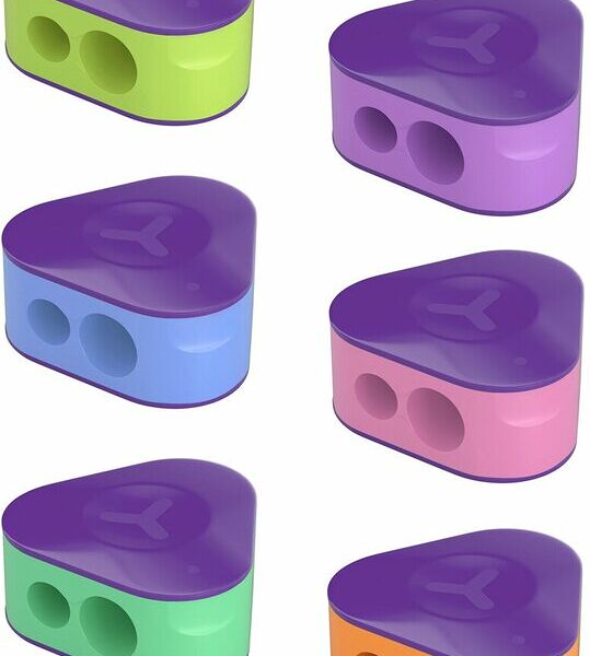 Точилка BERLINGO Envy пластиковая, цвет в ассортименте, 1шт