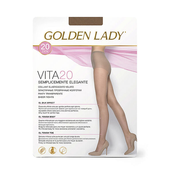 Колготки женские GOLDEN LADY Vita 20den melon 4