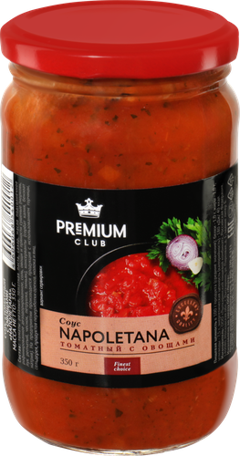 

Соус томатный Premium Club Napoletana с овощами 350 г