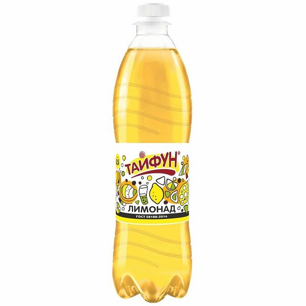 Напиток газированный Тайфун Лимонад безалкогольный, 500мл