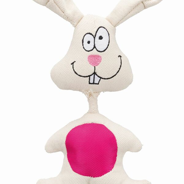 Игрушка для собак Кролик, текстиль, 29 см