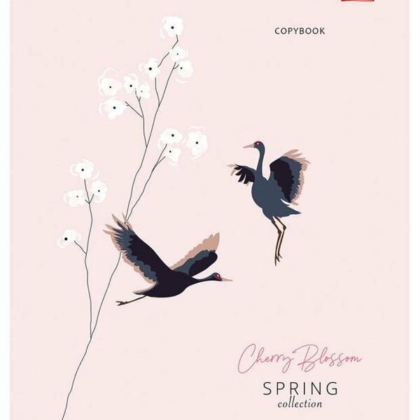 Тетрадь Prof-Press Весенняя птица в клетку А5, 96 л