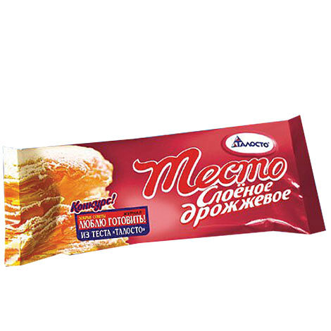 Тесто Талосто слоеное дрожжевое, 500г