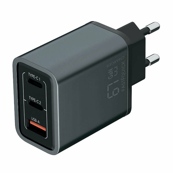 Зарядное устройство Red Line XC-7 2хUSB-C серый