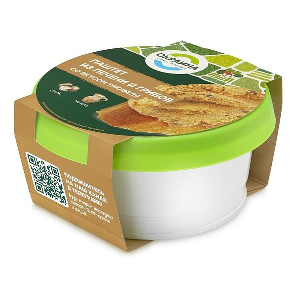 Паштет Окраина из печени и грибов со вкусом трюфеля