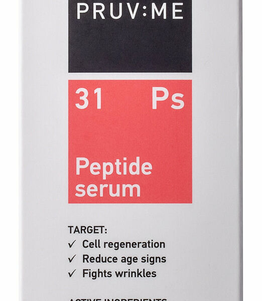 PRUV:ME Ps 31 Peptide serum Сыворотка для лица пептидная против преждевременного старения, 30 мл