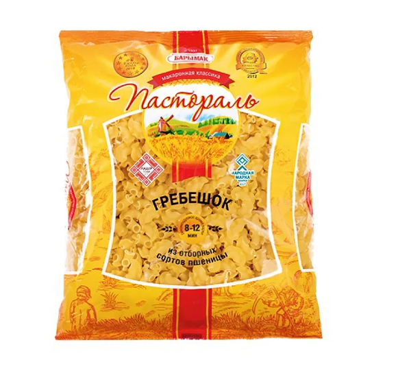 Макаронные изделия Гребешок гр.В в/с б/к Боримак вес