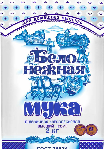 Мука Бело-Нежная хлебопекарная в/с