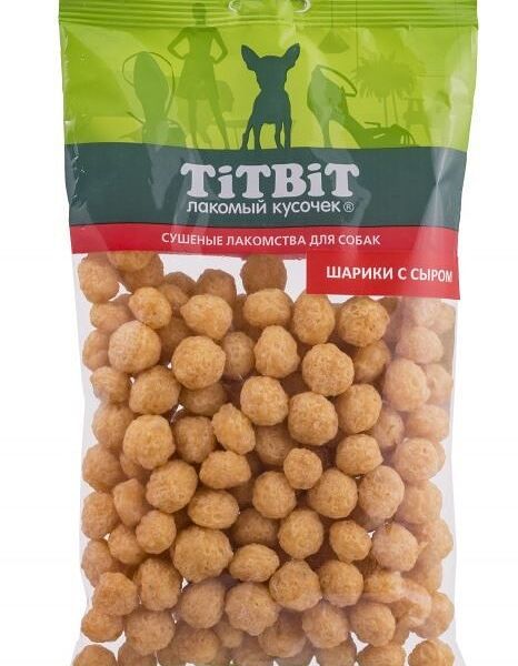 Лакомство для собак Titbit Шарики с сыром