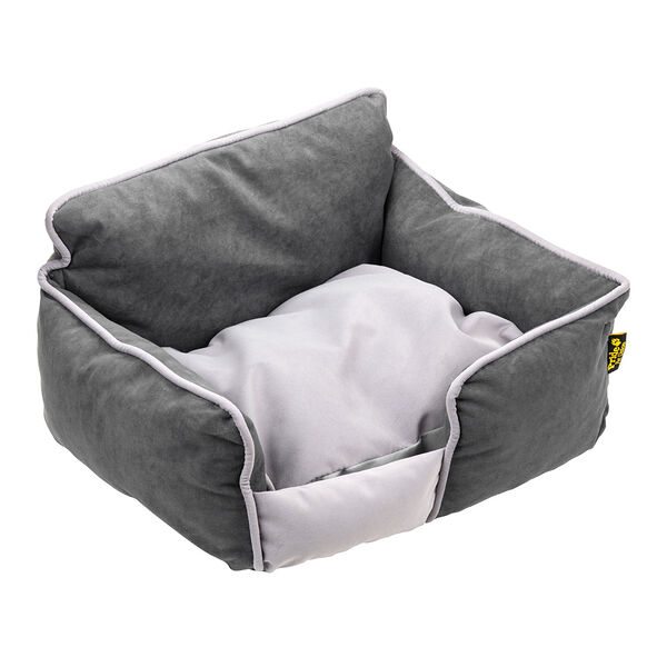 Лежанка Pride Версаль серая для животных 60*50 см