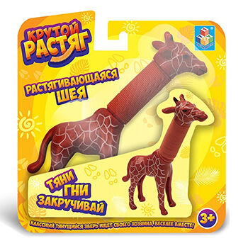 Игрушка «Крутой растяг» собача, жираф или единорог в ассортименте, 1toy, 1 шт., Китай