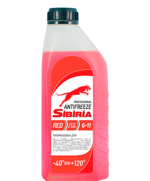 Антифриз SIBIRIA ОЖ-40 красный 1кг