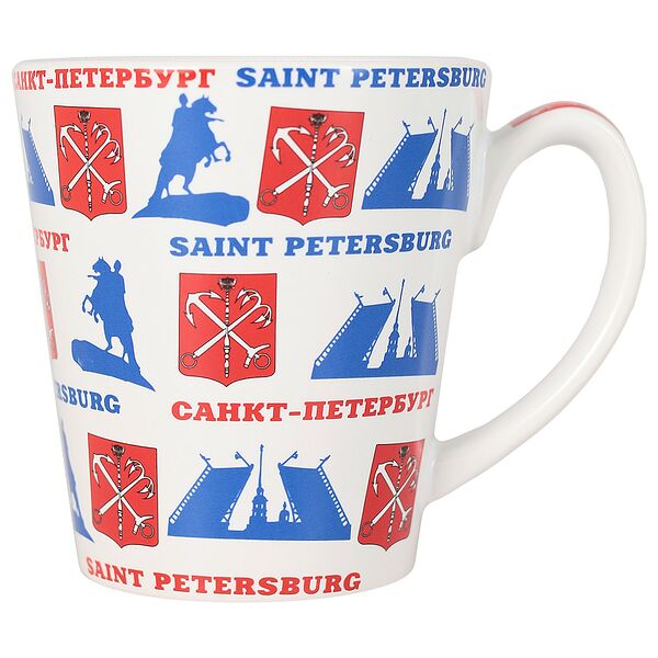 Кружка Санкт-Петербург, 350 мл, фарфор