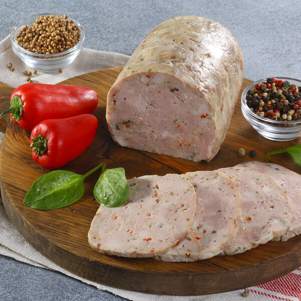 МясновЪ ветчина Домашняя из индейки запеченная со специями