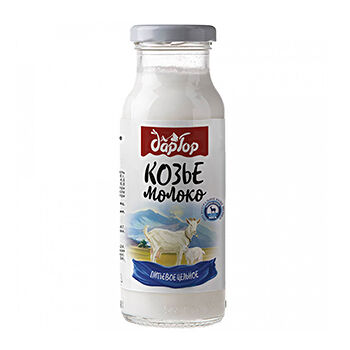 Молоко козье цельное пастеризованное 3,5-4,8%, «Дар Гор», 0.2 л, Россия, БЗМЖ