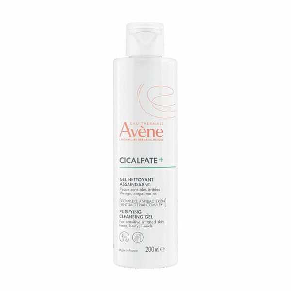 Гель для лица Avene Cicalfate+ очищающий для чувствительной и раздраженной кожи  200 мл