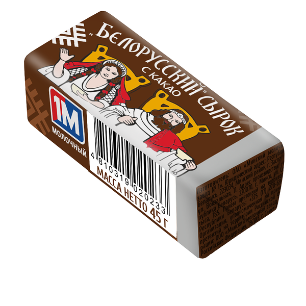 Сырок твор Белорусский 23% глаз с какао 45г Минский МЗ