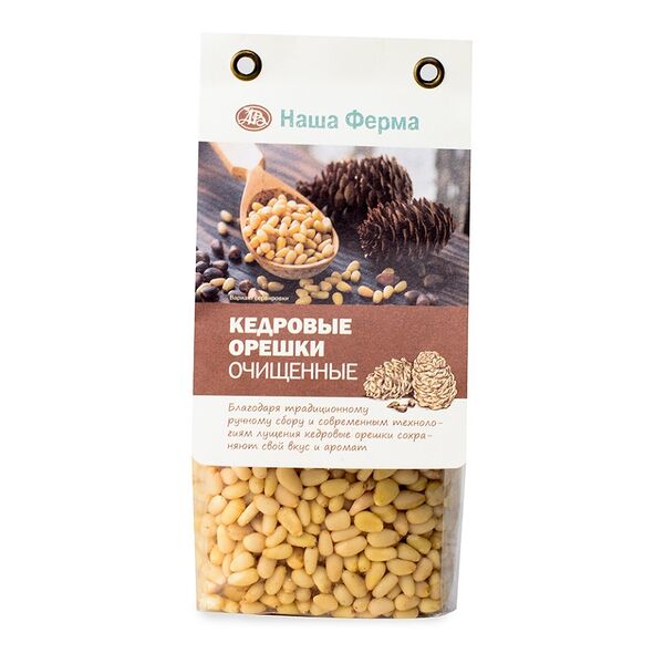 Орехи кедровые Наша Ферма Сибирские очищенные  200 г