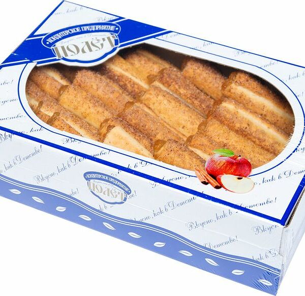 Десерт слоёный Полет Лимоньерки с яблоком и корицей, 500г