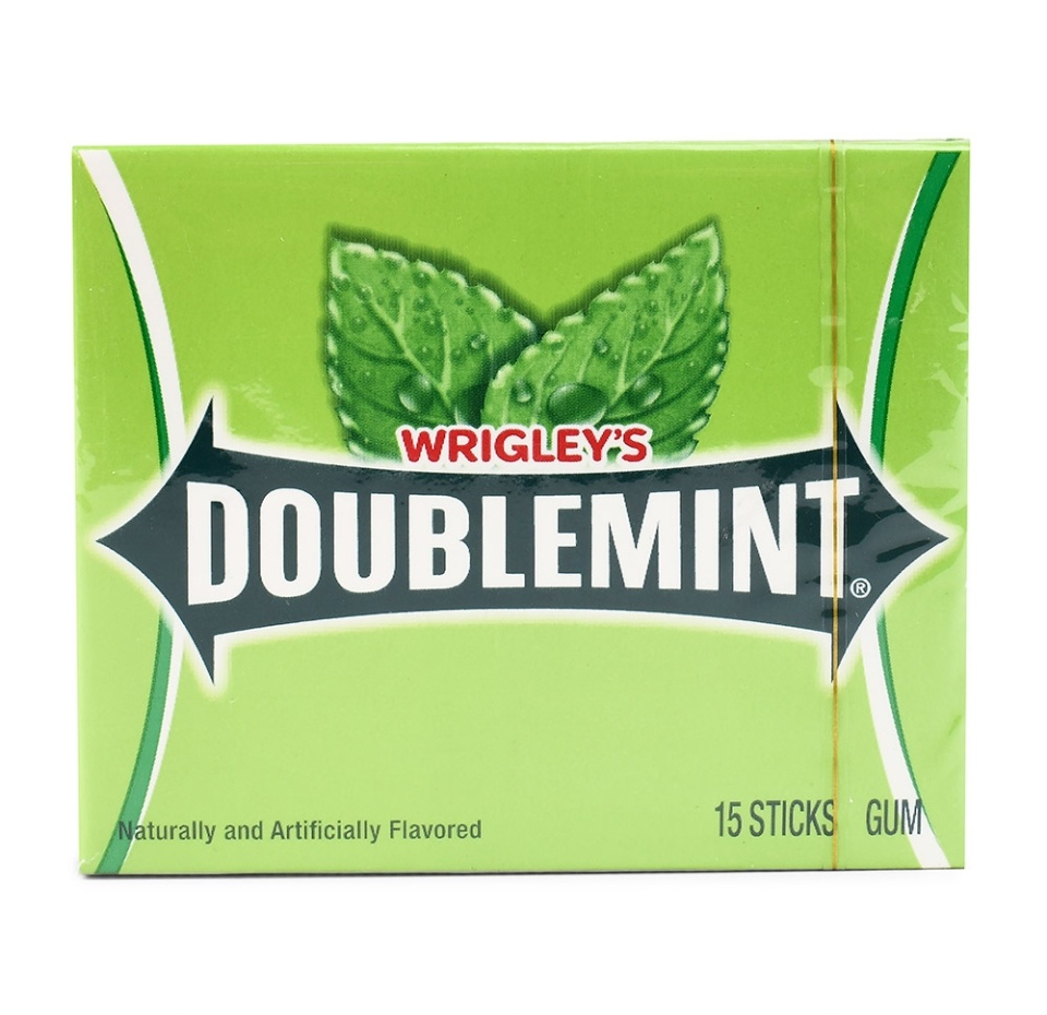 

Жевательная резинка Wrigley's Doublemint пластинки 15 шт
