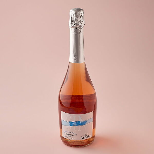 Вино игристое безалкогольное розовое Винья Албали Спарклинг Розе