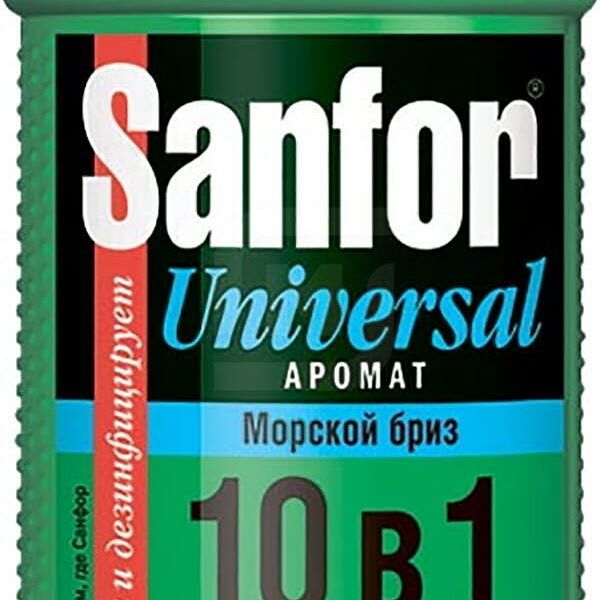 Дезинфицирующее средство Sanfor Универсальное морской бриз