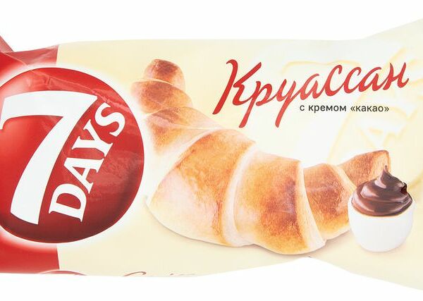 Круассан 7 Days с кремом какао, 65г