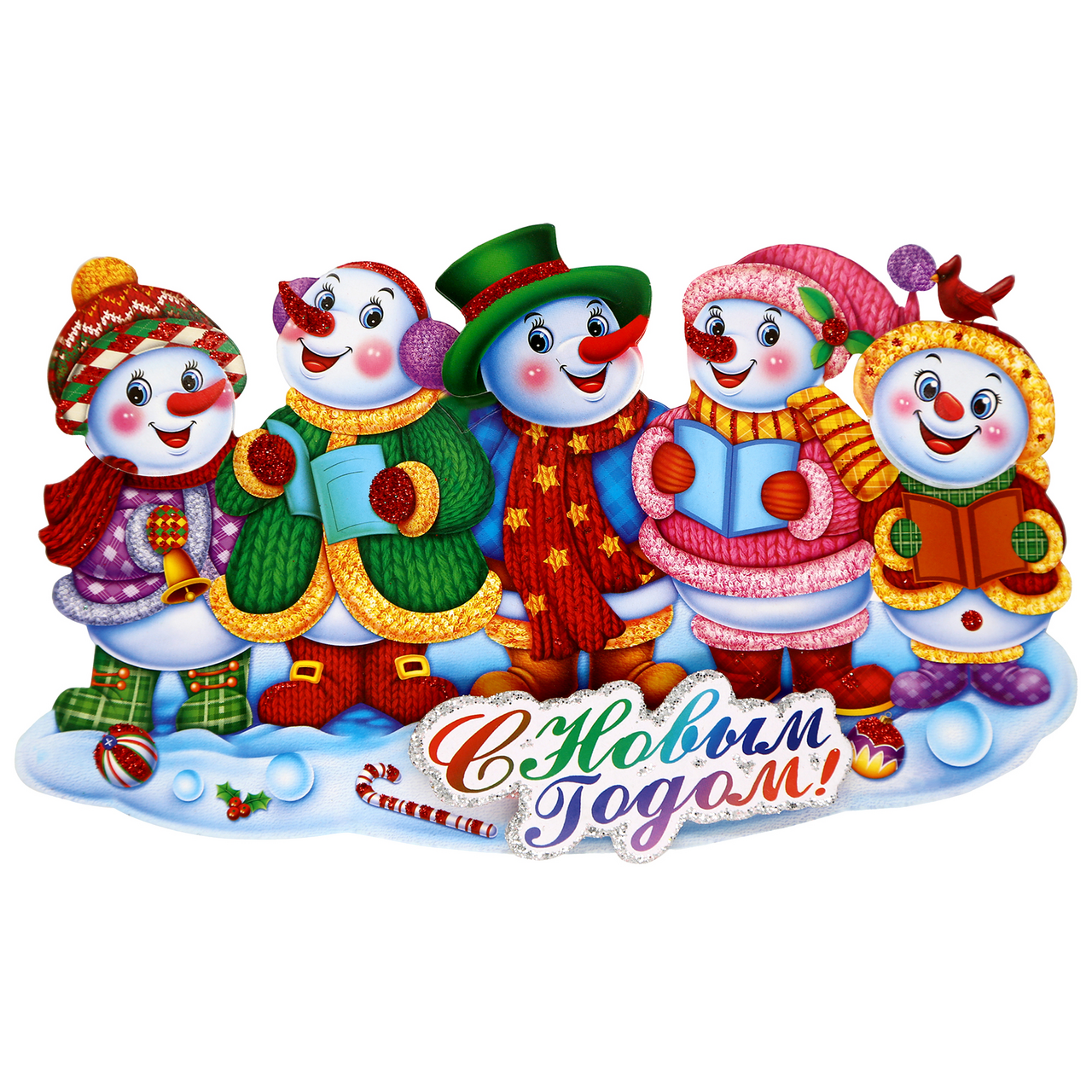 

Панно-наклейка B&H Веселая компания бумажное