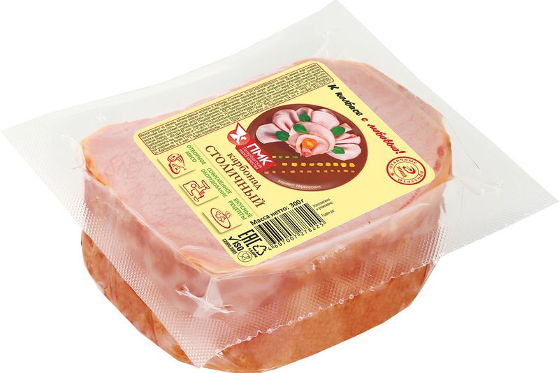 

Карбонад варено-копченый Иней Столичный 300г