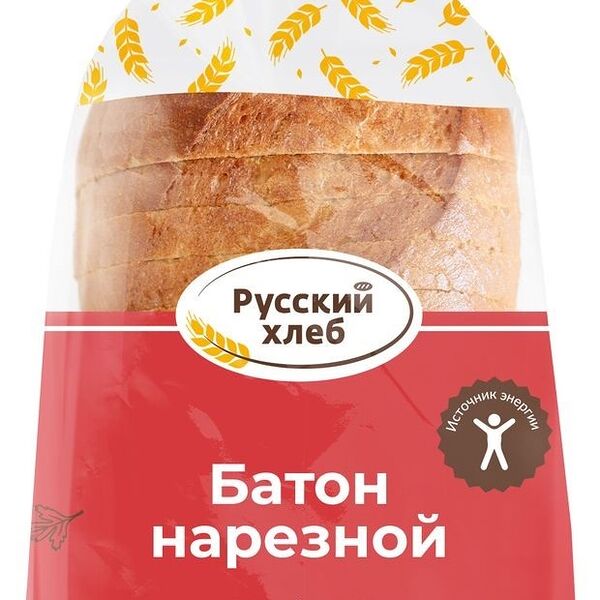 Батон пшеничный Русский Хлеб нарезной
