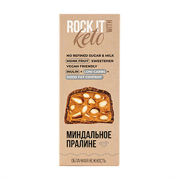 Батончик низкоуглеводный Миндальное пралине, кафе