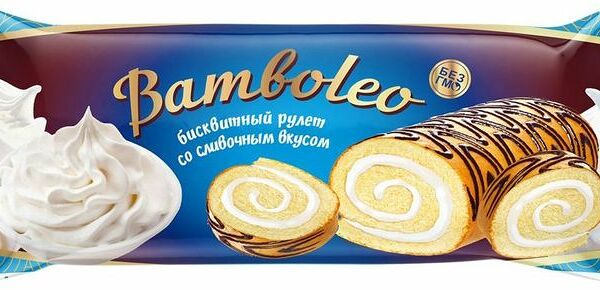 Рулет бисквитный Невский Кондитер Bamboleo сливочный 145г