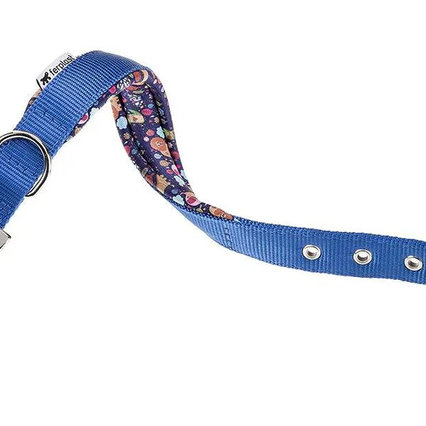 Ferplast ошейник нейлоновый Daytona Fantasy C20/43 43х2 см, синий